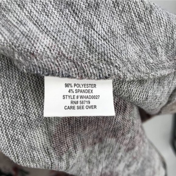 * NY Collection Womens Plus Size Cut Out Floral Mini Dress Gray Floral 2X NWT - Picture 4 of 5